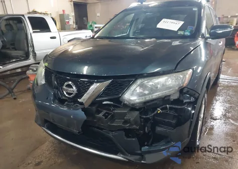 2015 Nissan Rogue Sv z USA, uszkodzony, nr VIN KNMAT2MV8FP548566